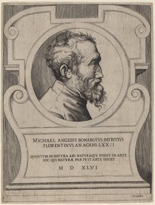 Michelangelo af Giulio Bonasone