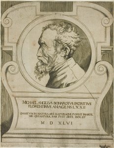Michelangelo af Giulio Bonasone