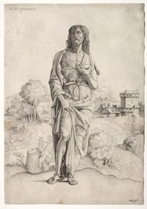 Johannes Døberen af Giulio Campagnola
