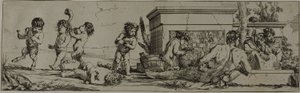Bacchanal af Giulio Carpioni