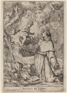 Sankt Antonius af Padova af Giulio Carpioni