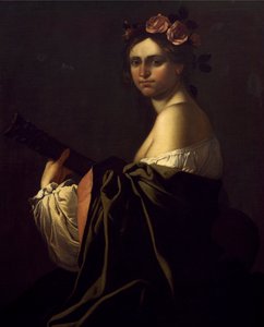 Sangerinde spiller guitar
