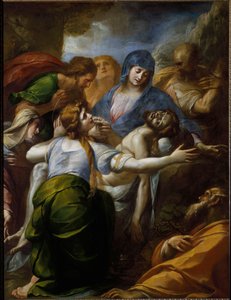 Pieta. Klagesang over Kristi død. (Maleri
