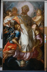 St. Charles i herlighed af Giulio Cesare Procaccini