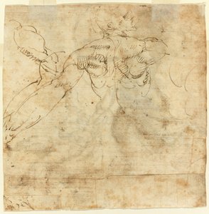 Studie af en ryg af Giulio Cesare Procaccini