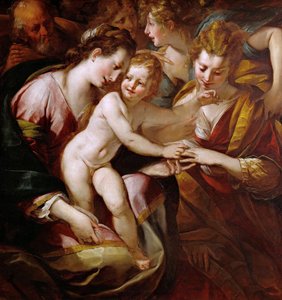Saint Catherines mystiske ægteskab, ca. 1616-1618.