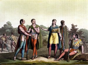 Indianerne i Canada (acadianerne) i "den gamle og moderne kostume""