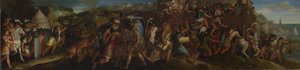 Angrebet på Cartagena efter 1566. af Giulio Licinio
