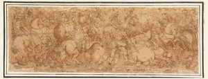 Kampscene af Giulio Romano