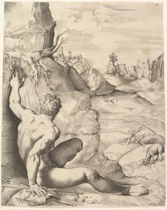 Johannes Døberen i ørkenen, ca. 1545-55.