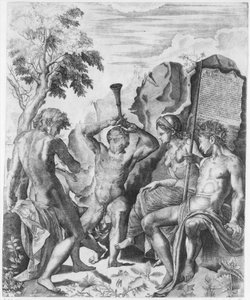 Konkurrencen mellem Apollo og Marsyas og Midas-dommen, 1562.