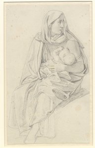 Alexander og Roxane af Giulio di Antonio Bonasone
