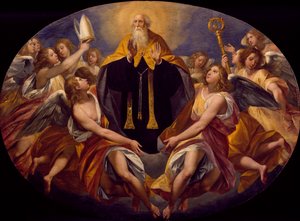 Sankt Benedikt i herlighed af Giuseppe Cesari (1568-1640) af Giuseppe Cesari