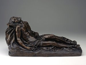 Afsatte Kristus, ca. 1670-1680 (bronze) af Giuseppe (attr.to) Mazzolini