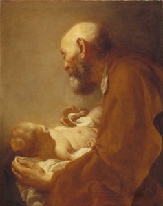 Sankt Simon med Kristusbarnet, 1700-tallet.