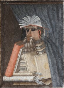 Bibliotekaren af Giuseppe Arcimboldo