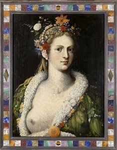 Skøgen Flora, ca 1590 af Giuseppe Arcimboldo