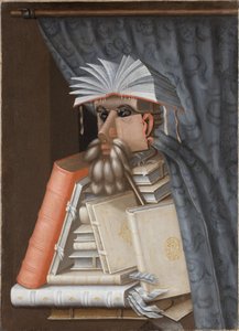 Bibliotekaren af Giuseppe Arcimboldo