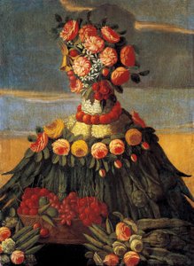 Forårsmaleri af værkstedet af Giuseppe Arcimboldo (Arcimboldi af Giuseppe Arcimboldo