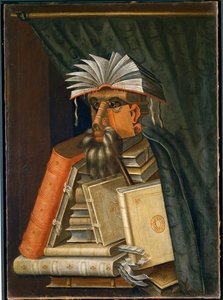 Bibliotekaren af Giuseppe Arcimboldo