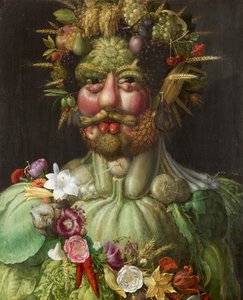 Vertumnus, portræt, allegori af Giuseppe Arcimboldo