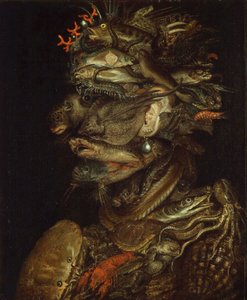 Allegory of water, ca 1566. af Giuseppe Arcimboldo Circle of .