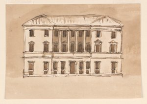 Forhøjning af et bypalæ af Giuseppe Barberi