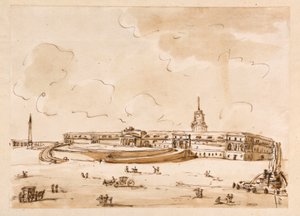 Plads med palads af Giuseppe Barberi