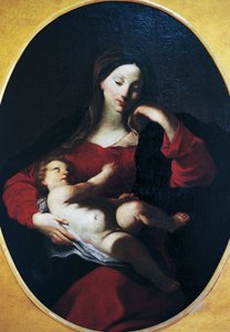 Madonna med barn, af Giuseppe Bazzani (1690-1769)