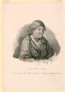 Portræt af Giovanni Battista Casti (1721-1803) af Giuseppe Beretta