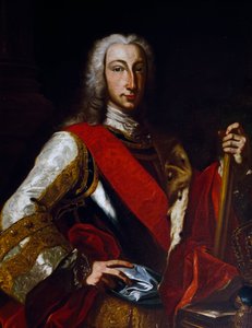 Portræt af Charles III af Bourbon (1716-1788), konge af Spanien, senere Charles VII som konge af Napoli, maleri af Giuseppe Bonito (1707-1789)