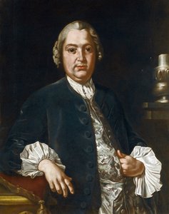 Portræt af komponisten Niccolo Jommelli (1714-1774) af Bonito, Giuseppe (1707-1789), - Olie på lærred, 84x73,5 - Privat samling af Giuseppe Bonito