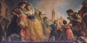 Historien om Gualtiero, greve af Angers, af Giuseppe Cades (1750-1799)
