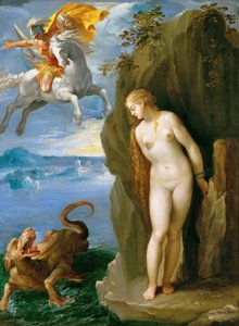 Tysk: Perseus befreit Andromeda Perseus og Andromeda af Giuseppe Cesari