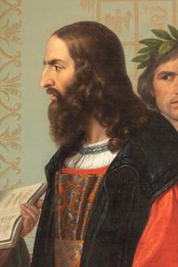 Ludovico il Moros hof, detalje med Leonardo Da Vinci