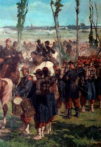 Den italienske lejr. Detalje af slaget ved Magenta i 1859 (olie på lærred