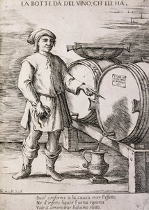 Fad giver vin, der indeholder, Ordsprog af Giuseppe Maria Mitelli