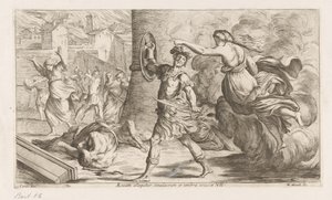 Geest van Creüsa verhitt aan Aeneas Aeneas tiltales af billedet og skyggen af ​​hulrummet (titel på objekt) Omzwervingen van Aeneas (serietitel) L