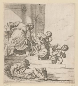 Dronning Vashti er forvist af Giuseppe Maria Mitelli
