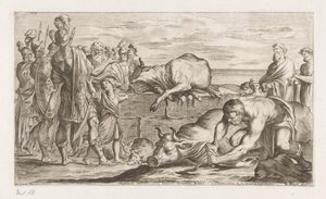 Trojaner tilbudt dieren til Neptun Aris giver hæder til Neptun (titel på objekt) Omzwervingen van Aeneas (serietitel) L