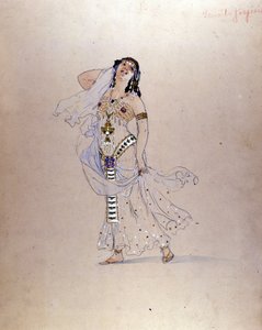 Richard Strauss ”” ”Salomè” ”kostume af Giuseppe Palanti (1881-1946) til teatret La Scala i Milano i 1912.
