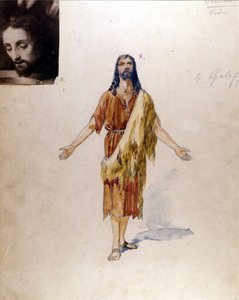 Richard Strauss: "" Salome"" kostume af Giuseppe Palanti (1881-1946) til rollen som Jokanaan for teatret La Scala i Milano i 1912