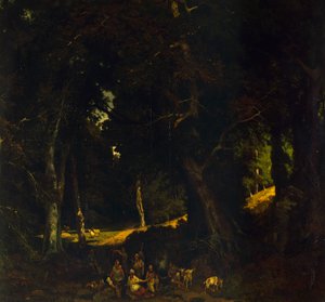 Gypsy Encampment, af Giuseppe Palizzi