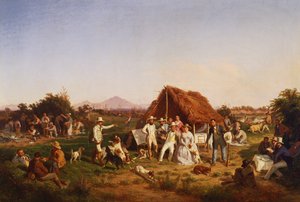 Jagtfest med den kongelige familie i Napoli (maleri)