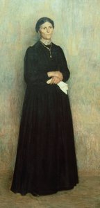 Portræt af hans mor af Giuseppe Pellizza da Volpedo