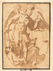 Sankt Michael med Lucifer af Giuseppe Porta
