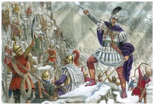 Alexander den Store ved Jernporten (Centralasien) af Giuseppe Rava