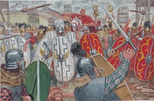 Slaget ved Alesia af Giuseppe Rava