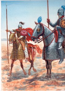 Cataphract og Clibanarii i det sene romerske imperium