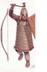 Finno-ugrisk kriger af Giuseppe Rava